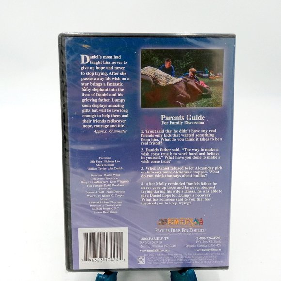 The Impossible Elephant NOS New Sealed DVD Feature Films For Families Movie Nigh - Picture 2 of 4